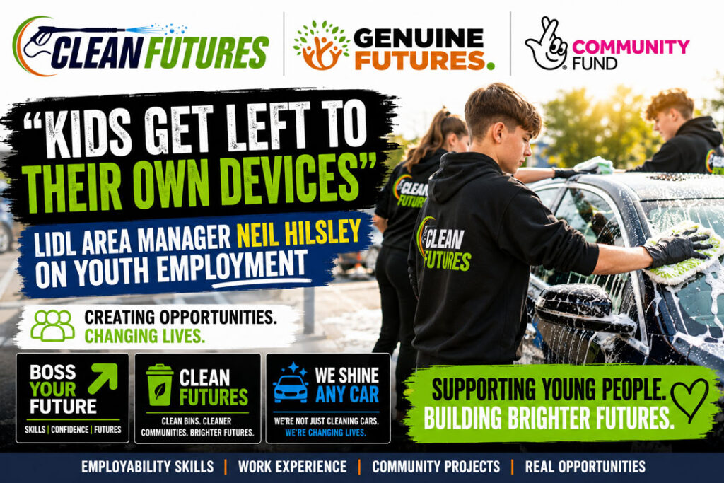 “Kids Get Left to Their Own Devices” – Lidl Area Manager Neil Hilsley on Youth Employment and Why He Supports Genuine Futures